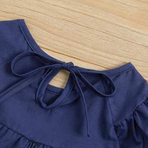 Conjunto de Regalo de Ropa para Bebé, Falda Encantadora, Conjunto de Dos Piezas con Estampado de Flores, Manga con Volantes, Conjunto de Ropa Lisa para Bebé Recién Nacido - Product Image 5