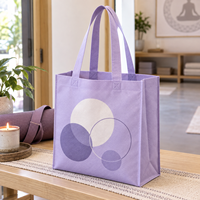 Tas Promosi Nonwoven PP 80gsm dengan Pegangan PP untuk studio kebugaran, Branding Logo Kustom, Pembelian Grosir Pabrik