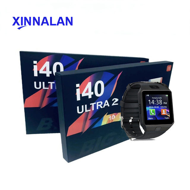 Upgraded Fashion Men Women Sports Wrist Watch Assorted 7-in-1 Band I40 Ultra3 Smartwatch 7 Straps