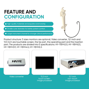 Laryngoscope électronique jetable Haiye, équipement portable pour la bronchoscopie et les soins spécialisés - Product Image 3