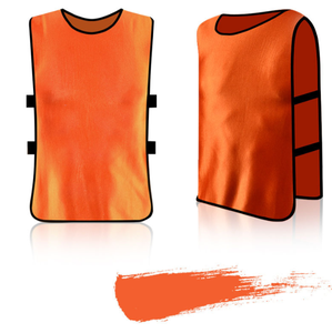 Chalecos Deportivos de Entrenamiento Competitivo para Adultos y Niños, Venta al Por Mayor de Fábrica, para Baloncesto y Fútbol, Tallas Grandes, de Poliéster con Correas - Product Image 3