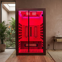 Sauna en cèdre rouge pour 2 personnes, spectre complet, commande intelligente par Wifi