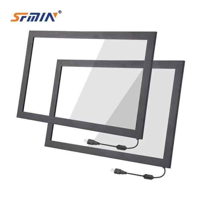 Infrared Interactive Custom Size 32" 43" 50'' 55" IR Multi Touch Frame Panel Kit Screen 20 Points IR Touch Overlays