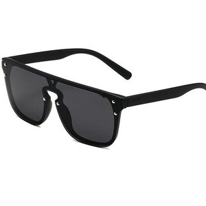 Châu Âu Mỹ xu hướng lớn khung UV400 kính mát Quang Học Thời Trang dính liền in thiết kế dành cho nam giới và phụ nữ mô hình 2330 - Product Image 2