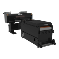 Impresora de inyección de tinta DTF automática INKGIANT de 60cm con 4 cabezales y agitador de polvo para impresión de ropa 1 año de garantía