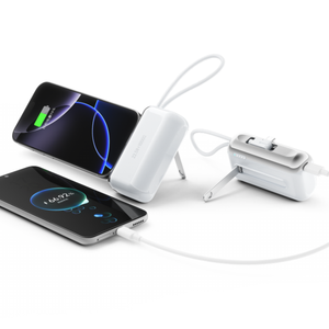 Cargador Portátil de Viaje con Logotipo Personalizado, UKCA, 10000 mAh, 22.5 W, Pantalla LED, Carga Rápida, Mini Cápsula, con Soporte - Product Image 3