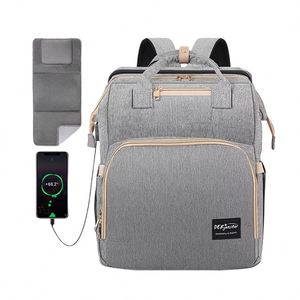 Free sample Customized Stylish and Sturdy Nappy <b>Bags</b> <b>Large</b> Tote <b>Bag</b> with <b>Changing</b> Pad for Mothers with Strap Diaper <b>Bags</b> - Product Image 5