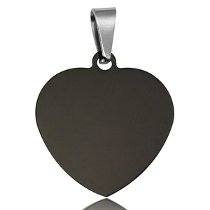 Vente en gros de pendentifs en forme de cœur en acier inoxydable, étiquettes d'identification pour animaux de compagnie, étiquettes nominatives pour chiens, impression UV, <span class=keywords><strong>porte</strong></span>-clés à mousqueton tendance - Product Image 4