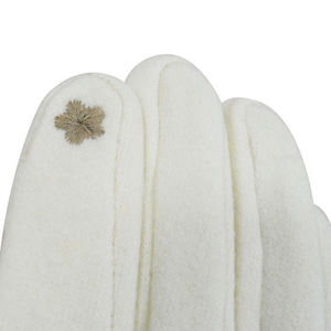Gants d'hiver pour femmes, coupe-vent, chauds, avec pompon et bouton, design décontracté, compatibles écran tactile, pour la ville, les voyages, la conduite, l'extérieur et le quotidien - Product Image 6
