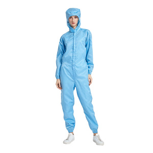 Chemise unie en sergé de polyester 100% pour textiles uniformes Grand costume de gommage Tissu antistatique - Product Image 2