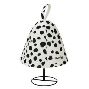 Wholesale Wool Color Custom Embroidery Thick Felt Sauna <b>Hat</b> - Product Image 2