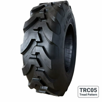 12.5/80-18 Flat Free Polyurethane Foam Tire TRC05 High Toughness Rubber Body for Telehandler Handling Machinery