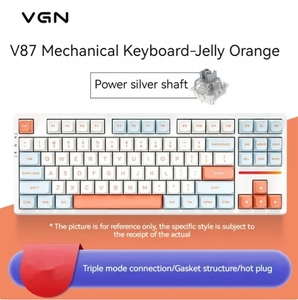 ATK V87/V87pro Three Mode Mechanical <strong>Keyboard</strong> <strong>3</strong> Mode Connection Gaming <strong>Keyboard</strong> Ergonomic Structure Hot Plug <strong>Keyboard</strong> - Product Image 3