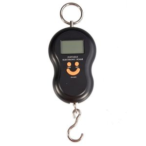 Portable Digital Luggage Scale 50kg LCD <b>Display</b> Travel Weight Measurement <b>Hook</b> Design - Product Image 2