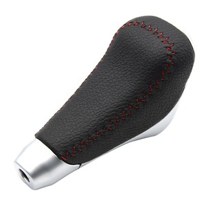 Toyota Gear <b>Shift</b> <b>Knob</b> PTR5734141 Silver Black Leather Ergonomic Design - Product Image 3