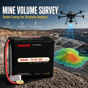 Batterie de drone VIWIPOW Lithium-ion semi-solide 20Ah, 500 cycles, débit de décharge 5/10C, 18S 71.1V – Meilleure vente - Product Image 2