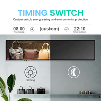 Kenar Ultra ince reklam ekranı Lcd ekran raf havaalanı dijital tabela dijital yüksek parlak LCD