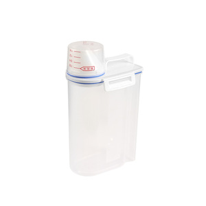 Conteneur à céréales et à riz de grande capacité avec poignée, contenants de stockage alimentaire pour l'organisation de la cuisine - Product Image 1