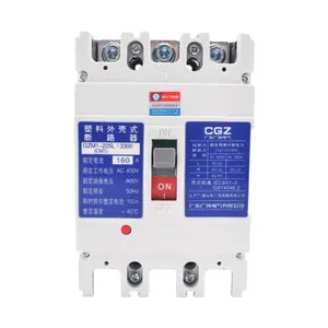 Multifunction Safety Mccb 100 Amp 250 Amp 3 Phase Earth Leakage Overload Home Circuit Breaker Box