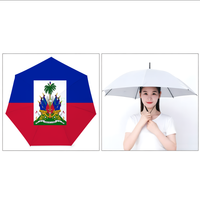 Chapeau-parapluie d'extérieur personnalisé et pratique, décoré du drapeau de la Martinique, idéal pour la revente et les cadeaux