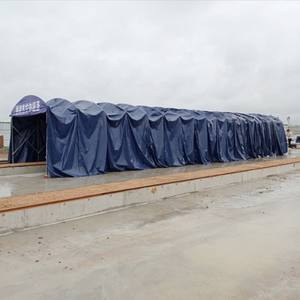 Tente coulissante commerciale - Tente pare-soleil mobile pliable - Parasol extensible Convient aux entrepôts et aux garages - Product Image 2