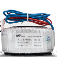 Transformateurs toroïdaux de distribution de puissance pour contrôles industriels TRTDY-T, transformateurs en cuivre 230V 220V 110V vers 24V 12V