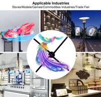 Affichage holographique Ventilateur holographique 80 cm Projecteur 3D Profil ultra-fin Ventilateur holographique 3D pour mariage