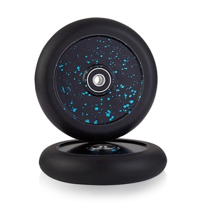 Huoli <span class=keywords><strong>Pro</strong></span> Stunt Scooter Roues 110*24mm 120mm Freestyle Trick Extreme Scooter Roues Avec Roulement ABEC-9 Résistant À L'usure PU - Product Image 4