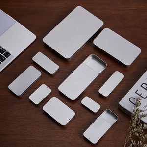 OEM Tùy chỉnh hình chữ nhật trượt Top tin hộp vuông nhỏ kim loại tin cho Mint kẹo Lip Balm nước Hoa Nến đóng gói & Craft sử dụng - Product Image 3