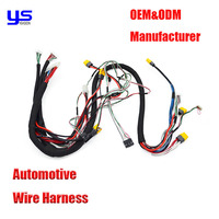 Arnés de cableado profesional de 16 pines para estéreo de coche, con funda trenzada, adaptador ISO, conector de radio para unidad principal de posventa, a granel