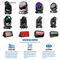MgoLighting K25 Wash Light LED 37x40W Bee Eye RGBW Moving Head Wash Beam avec Strobe Lumière DJ Lumière de Fête Éclairage de Scène