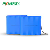 Pack de batteries personnalisé 18650 4S1P 14,8V 3400mAh, batterie lithium-ion rechargeable à cycle profond pour grossistes
