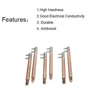 Porte-électrode pour embouts de soudage droits, adaptateurs à vis pour électrodes, accessoire pour soudeuse par points, outil de soudage par points, porte-électrode de soudage par points