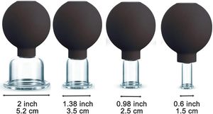 Ventouses de massage en silicone de haute qualité, correcteurs de tétons, ventouses de marche en verre et silicone, masseur à aspiration sous vide - Product Image 2