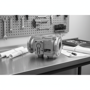 Zuverlässiges Gasdurchflussregelventil Siemens VGD40.065G Doppelgasventil Effizientes Gasdurchflussregelventil Edelstahl-Gasventil - Product Image 1