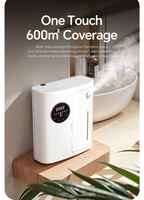 Diffuseur d'arômes intelligent sans eau à deux liquides en plastique pour la maison et l'hôtel, désodorisant d'ambiance avec pulvérisation automatique grande capacité