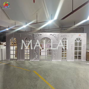 Akrilik zemin yüksek kaliteli zarif akrilik beyaz kraliyet düğün zemin ziyafet olaylar sahne süslemeleri - Product Image 4