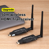 Émetteur-récepteur audio-vidéo sans fil 1080P 50M compatible 5G pour ordinateur portable, PC, TV, moniteur, projecteur