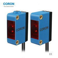 CORON Capteur optique infrarouge LED à longue portée, interrupteur photoélectrique PNP NPN, équipement d'automatisation pour le comptage d'objets