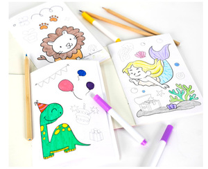 Libros de Colorear Personalizados al por Mayor para Niños, Libros de Dibujo y Pintura, Juguetes de Dibujo de Graffiti, Libros de Actividades para Colorear con Pegatinas - Product Image 6