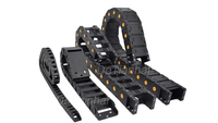 Chaîne porte-câbles en nylon de qualité export, fabriquée par DeTianhai, pour CNC, avec garantie d'un an et dimensions personnalisables