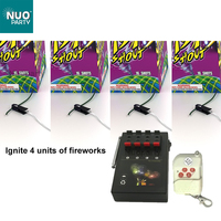 Système de tir de feux d'artifice télécommandé sans fil 4 canaux s'enflammer avec un récepteur pour la fête