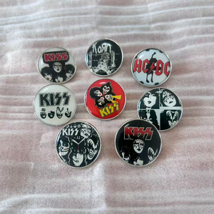 En gros : Badges de revers en métal sur le thème de la musique, accessoires pour groupes de <span class=keywords><strong>rock</strong></span>, broches, décorations pour vestes en jean et sacs à dos, épingles, fruits du Nouvel An chinois - Product Image 4