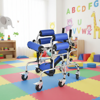 Déambulateur à roulettes pour enfants, pour l'entraînement des personnes handicapées souffrant de paralysie partielle des membres inférieurs, pour la conduite et la marche debout