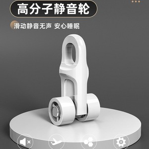 Luxury Top-mounted Side-mounted Aluminum Modern Durable Customizable Length Curtain Track Extending Rods Wall <b>Brackets</b> Earth Day - Product Image 6