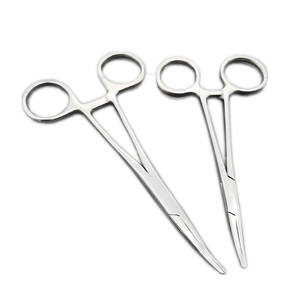 Pinzas Hemostáticas de Acero Inoxidable Pulun de 12.5 cm, 14 cm, 16 cm y 18 cm con Punta Recta y Curva para Extraer Anzuelos de Pesca y Cuidado de Mascotas - Product Image 4