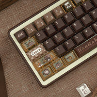 Keycaps pour clavier de programmeur, PBT + PC, 145 touches, profil Cherry/FOA pour commutateur MX GK64/84/87/96/104/108/980, clavier mécanique