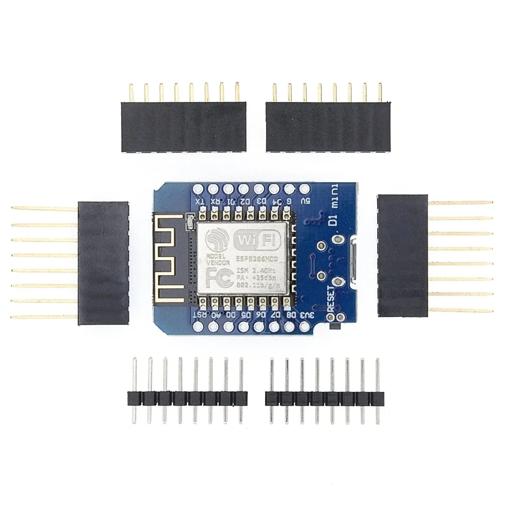 ESP8266 ESP-12F WeMos D1 Mini modülü WiFi geliştirme kurulu CH340G mikro USB 3.3V dayalı ESP-8266EX 11 dijital Pin