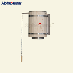 Accessoires de sauna en bois de pin, seau de douche pour sauna en vente - Product Image 5