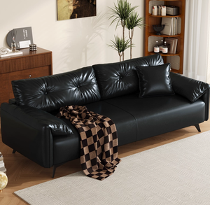 أزياء الطراز الحديث معنفدة شمع الجلد النفط مع الإسفنج داخل أريكة متعددة الألوان لشقة صغيرة غرفة المعيشة مكتب - Product Image 4